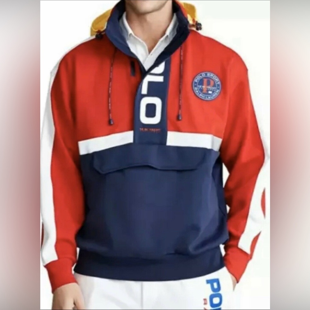 Limited Edition POLO Ralph Lauren Yacht Club Double Knit Mock Half Zip